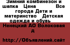 Зимний комбинезон и шапка › Цена ­ 2 500 - Все города Дети и материнство » Детская одежда и обувь   . Ненецкий АО,Волоковая д.